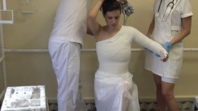 Reni shoulder spica making