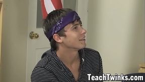 Students Caleb Coniam and Ashton Rush ass breed in