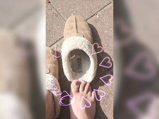 Watch the inside of my abode slippers.
