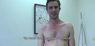 Handsome bottom goes on all fours to get screwed