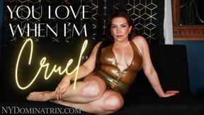 You Love When I'm Cruel JOI POV