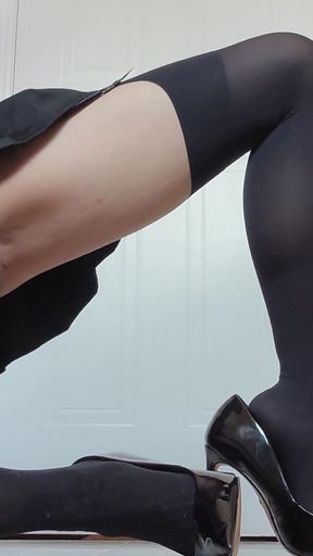 Stunning moment from &quot;Crossdressing Secretary Takes a Bathroom Break&quot;