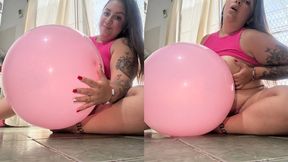 My snot in a giant balloon