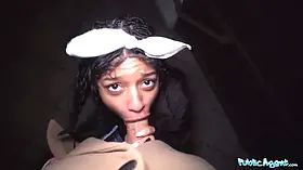 Public agent big mexican boobs and Ass Fucking me hard