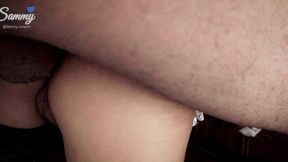 innocent mexican teen tasting asscaramel right in the mouth from her ass and eating anal creampie #4