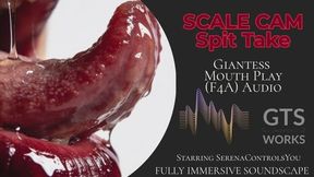 Scale Cam: Spit Take - Mean Giantess Mouth Fetish POV Audio Only - (Tongue Fetish, Verbal Humiliation, Objectification, Control) by GTS Works [MP4]
