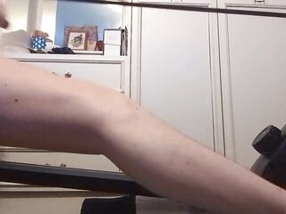 Working out naked for my girlfriend (Week 3) "TRYING" to do the correct technique