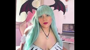 Morrigan Halloween Cosplay - Fart Domination and Ass Worship