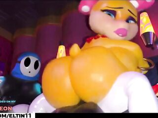 Birdo Hard Sound Shemale hentai Banging With Mario Allies And Getting Massive Creampie