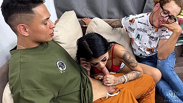 I Fuck My Boyfriend and My Gay Friend Joins Us
