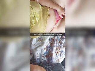 Your Slutty Wife Need`s my Dick inside her Cunt right now - Cuckold Snapchat Captions