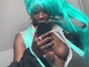 Hatsune Miku Fuks in public bathroom and everywhere