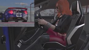 2020 Shelby GT500 Revving Template - Poppy in OTK Stiletto Boots 1080p
