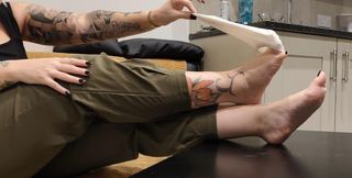 Black Mans Weakness - Sniff & Stroke To My Smelly Socks & Cheesy White Feet JOI - Side View - 2nd angle (With Moaning) 1080p