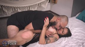 Soldier Hugecock Celebrates Big Poker Win by Fucking Girlfriend Sofia Larson