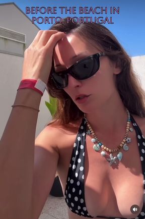 Adorable trans girl showcases her petite figure