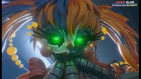 Fun Night At Freddy'_s [ FNAF Parody Hentai Game PornPlay ] Ep.3 muscular security guard pegged by a spooky monster animatronic