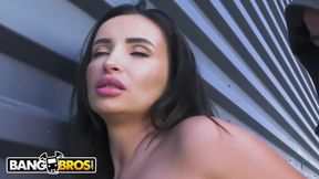 Brunette Babe With Nice Big Tits And Wet Pussy Taking Dick Outdoors In Spain With Alyssia Kent And Potro De Bilbao