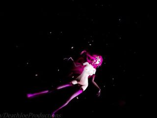 MMD R18 exposed Pink Yamakaze Shake it 105