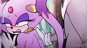 Hot Anime Couple Silver & Blaze Yiff With Pussy Fucking & Wet Blowjob Creampie