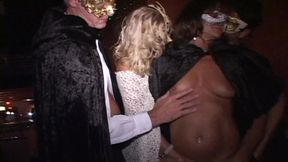 Soccer moms in masks suck fuck cum part 1