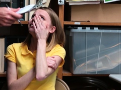 Vulnerable russian teen serving a cop