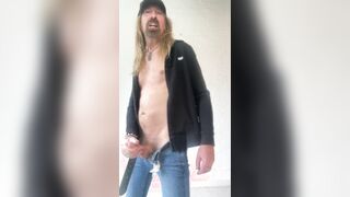 Longhairdude - Chubby 1 - Sploog On lean denim, Cars hoodie, army footwear, leather baseball cap, beer