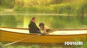 Cytherea gets fucked on river in the canoe