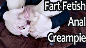 Farting Out Ass Creampie Anal Gape