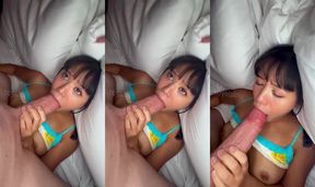 ❤️ his hugehugehuge d*ck in my little mouth