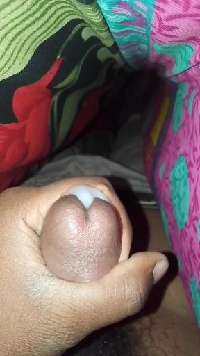 Masturbatoin under blanket