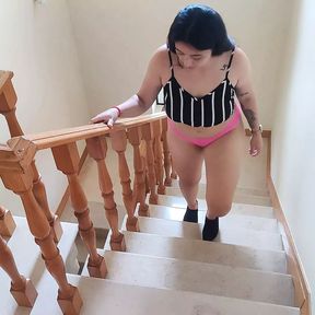 Nymphomaniac stepmother uses her stepson sperm as a lubricant