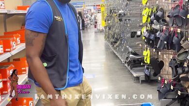 Thixen Vixen Ebony BBW Destroyed Walmart BBC Backshots Cumshot