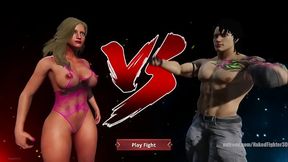 Bambi Bimbo VS Dragon (Naked Fighter 3D)