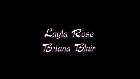 briana blair fingers layla rose in lingerie and high heels