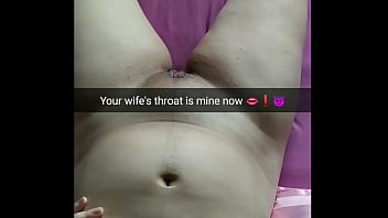 Big boobed young cheating wife with a hairy pussy used by her lover as a toy - Snap Cuckold Captions - Milky Mari