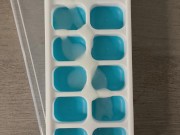 Big Cock Bodybuilder Makes Ice Cubes With Ropes of His Cum