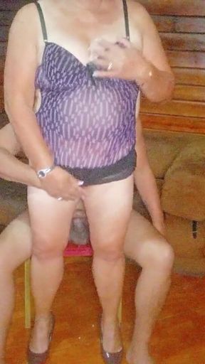 Spectacular moment from &quot;Mature stepgranny sucking l My cock and dancing sexy&quot;