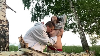 Fucking hard my best friend&#039_s hot girlfriend while he setting up a tent and building a bonfire