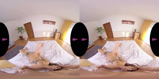 18VR Make-Up Sex With Busty Inked Teen GF Liya Silver