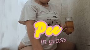 PEE IN GLASS CUP