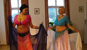 Shione & Sophie big titty belly dancing