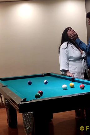 Giving My Best Friend Some Good Butt Massages After a Game of Pool Fantasiahardcoresex
