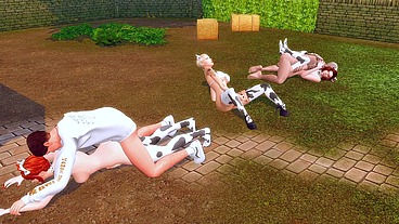 stepfamily stepmother and stepdaughter became of cowgirl a perverted futanari mistress while the stepbrother checked the deep throat of the stepsister sims me hentai sfm
