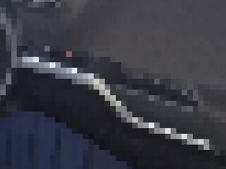 Masturbation　野外露出　見られそうなスリルが快感。車内でオナニー