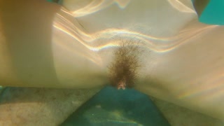 Underwater Sex#My PUSSY LIPS Tremble &amp; Vibrated during ANAL underwater SEX