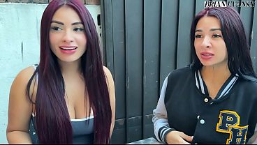 FOURSOME with my girlfriend and her hot STEPSISTER - Silvana Lee with Alejandra Palacios &amp_ Brian Evansx