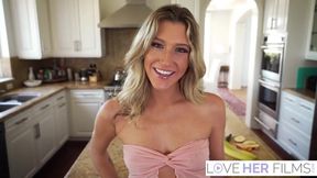 Blondie Babe Addison Vodka Rides BBC On POV Sex