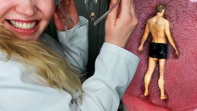 Evil Scientist Shrinks Her Intern