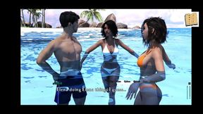 Layla's Steamy Underwater Kiss & Seductive Bikini Tease In 3D Hentai